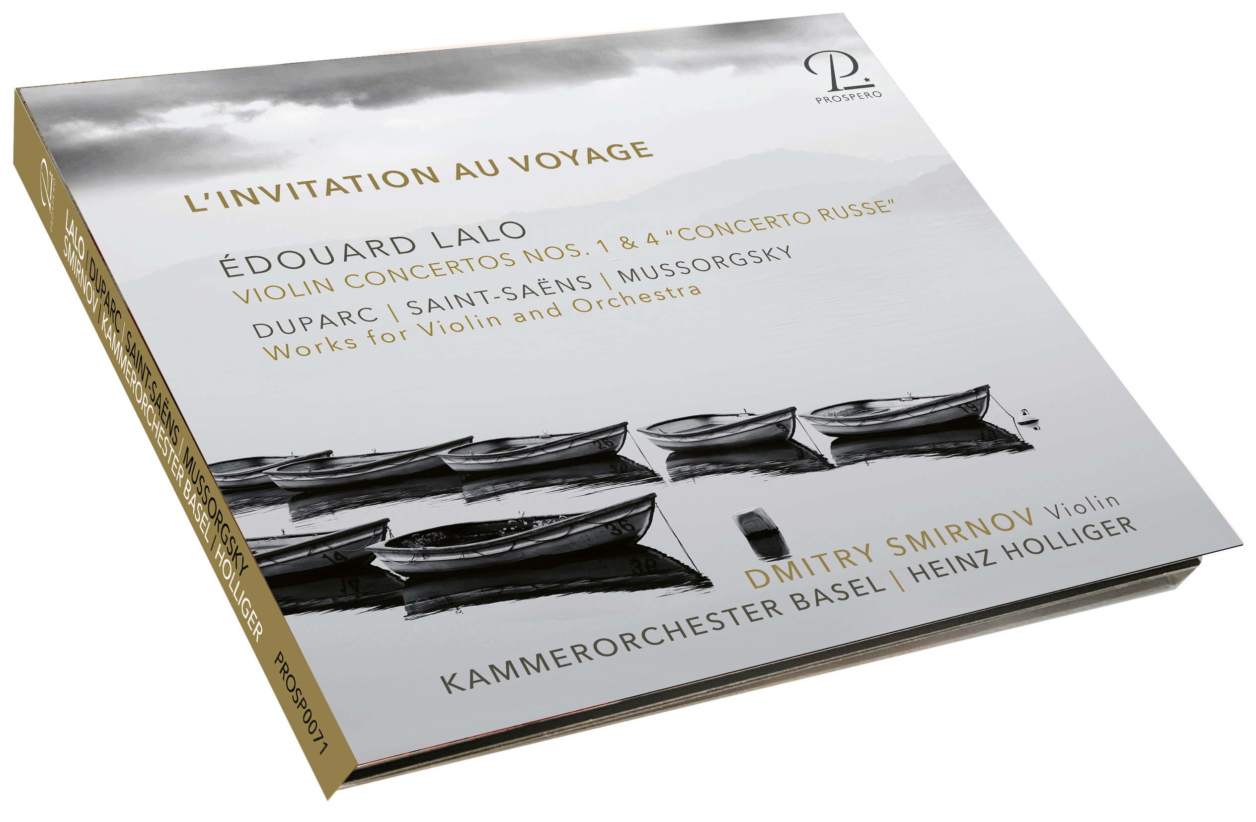 parallel Kunde oplukker Dmitry Smirnov / Kammerorchester Basel, Heinz Holliger – Invitation au  Voyage – Lalo: Violin Concertos Nos. 1 & 4 CD – Prospero Classical